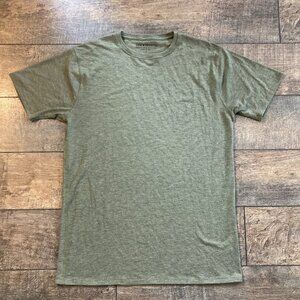 Duckworth Wool Vapor Tee Lichen size S; MADE IN USA